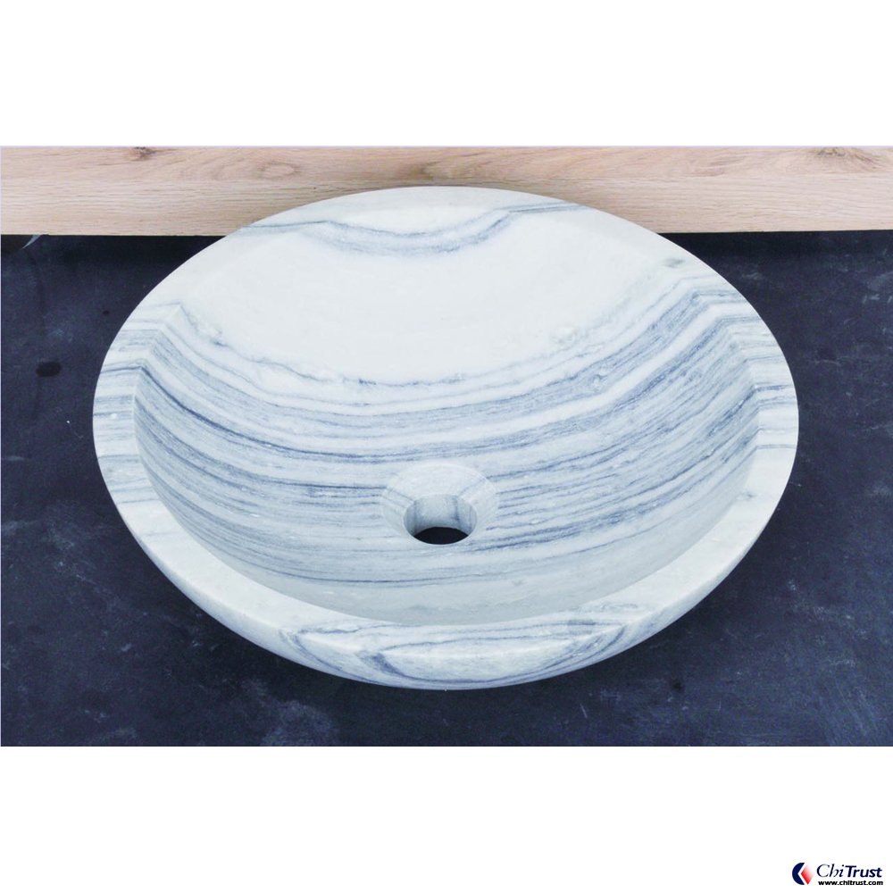 Zebra stone basin CT-002